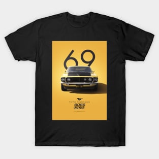 Ford Mustang Boss 302 Artwork T-Shirt